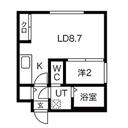 グリシーヌ南5条 5階