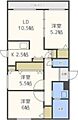 ルミエ琴似3階11.7万円