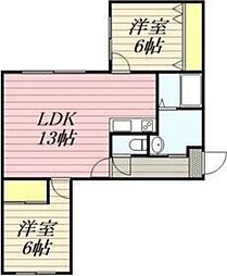 CASAOTTO 2LDKの間取図画像