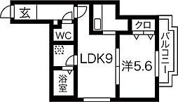 GLASS MARE西町(グラスマーレニシマチ) 2階