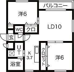 物件の間取り