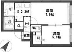 グランメール24-D 4階