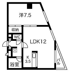 札幌市営東西線 宮の沢駅 徒歩8分 6階/-