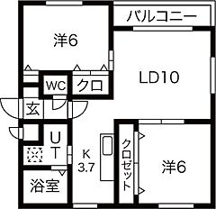 物件の間取り