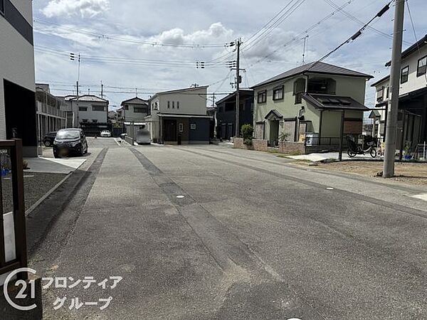 Beautiful mountainous landscape with colorful sky