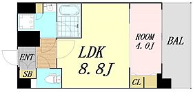 大阪府大阪市淀川区加島1丁目（賃貸マンション1LDK・9階・33.67㎡） その2