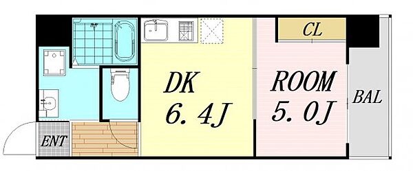 アクアスイート南森町 ｜大阪府大阪市北区天神橋1丁目(賃貸マンション1LDK・9階・30.00㎡)の写真 その2