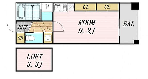 フォレステージュ江坂垂水町 ｜大阪府吹田市垂水町3丁目(賃貸マンション1R・3階・28.90㎡)の写真 その2