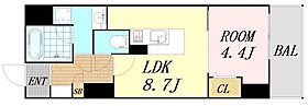 グランセジュール江坂  ｜ 大阪府吹田市広芝町（賃貸マンション1LDK・8階・36.71㎡） その2