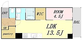 大阪府大阪市天王寺区生玉町（賃貸マンション1LDK・8階・45.90㎡） その2