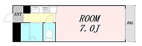 大阪府大阪市浪速区桜川4丁目（賃貸マンション1R・6階・19.50㎡） その2