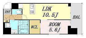 大阪府大阪市北区同心2丁目（賃貸マンション1LDK・5階・42.05㎡） その2