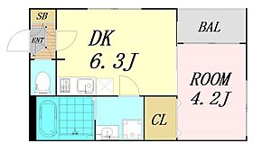 大阪府大阪市旭区新森7丁目（賃貸アパート1DK・2階・25.81㎡） その1