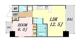 大阪府大阪市淀川区西中島3丁目（賃貸マンション1LDK・3階・41.00㎡） その2