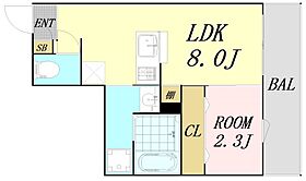 大阪府豊中市宝山町（賃貸アパート1LDK・3階・25.59㎡） その2