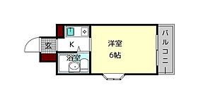 シティパレス生駒P-2  ｜ 奈良県生駒市山崎新町（賃貸マンション1K・7階・15.60㎡） その2