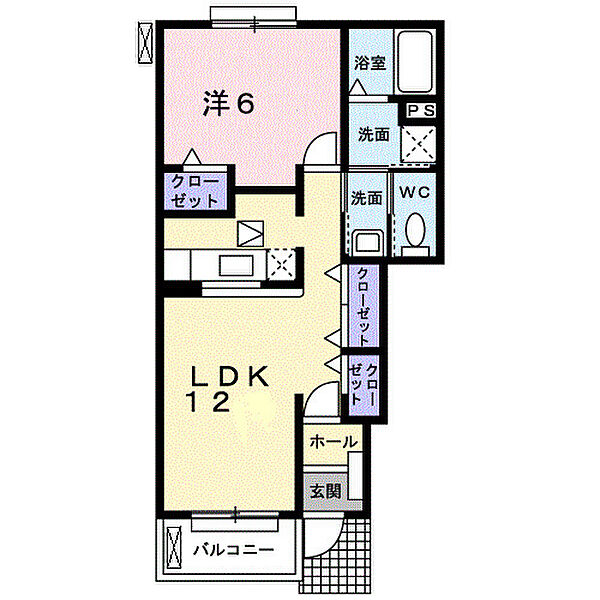 ルナ　ハイツ 101｜奈良県生駒市壱分町(賃貸アパート1LDK・1階・46.52㎡)の写真 その2