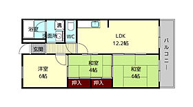 奈良県生駒市辻町（賃貸マンション3LDK・1階・62.99㎡） その1