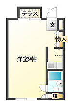 窪井ビル 401 ｜ 兵庫県神戸市中央区野崎通3丁目3-26（賃貸マンション1R・4階・19.38㎡） その2