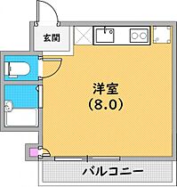 平野エスペランス 601 ｜ 兵庫県神戸市兵庫区上三条町2-2（賃貸マンション1R・5階・17.80㎡） その2