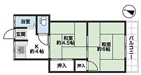 神仙寺ハイツ 202 ｜ 兵庫県神戸市中央区神仙寺通2丁目（賃貸アパート2K・2階・30.00㎡） その2