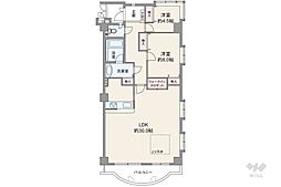 ベルメゾン乗鞍 2LDKの間取図画像