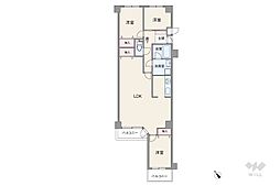 メイツ大府 3LDKの間取り