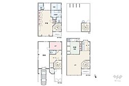 名古屋市瑞穂区内浜町 一戸建て 2SLDKの間取り