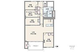 間取図画像 3SLDK