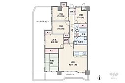 アメニティ第2築地 5LDKの間取図画像