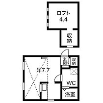 愛知県名古屋市千種区橋本町２丁目（賃貸アパート1K・2階・21.80㎡） その2