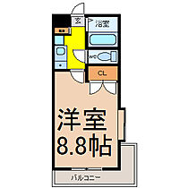 愛知県名古屋市名東区照が丘（賃貸マンション1K・3階・24.10㎡） その2