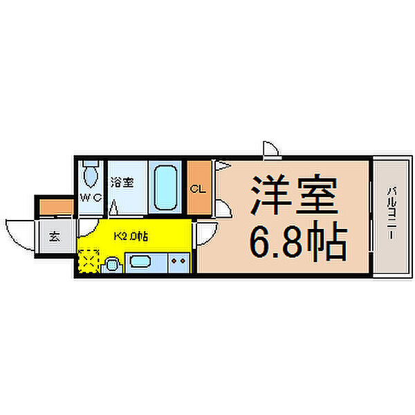 愛知県名古屋市千種区内山３丁目(賃貸マンション1K・9階・21.40㎡)の写真 その2