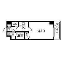 愛知県名古屋市名東区明が丘（賃貸マンション1K・5階・30.15㎡） その2