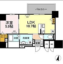 愛知県名古屋市名東区高社１丁目（賃貸マンション1LDK・4階・43.76㎡） その2