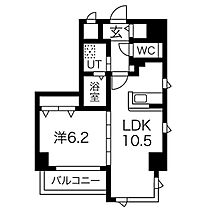 愛知県名古屋市東区筒井３丁目（賃貸マンション1LDK・4階・41.22㎡） その2