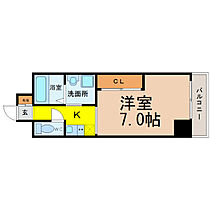 愛知県名古屋市天白区原４丁目（賃貸マンション1K・9階・24.80㎡） その2