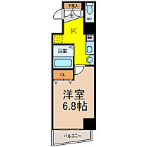 愛知県名古屋市千種区末盛通３丁目（賃貸マンション1K・7階・24.30㎡） その2