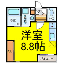 愛知県名古屋市千種区田代町字蝮池上（賃貸アパート1R・1階・23.58㎡） その2