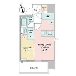 間取図画像 1LDK