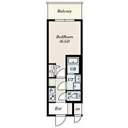S-RESIDENCE今池駅前 1Kの間取図画像
