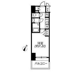 アドバンス名古屋モクシー ワンルームの間取図画像