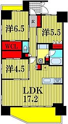 LEBEN流山おおたかの森Revie 3LDKの間取図画像