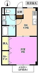 間取図画像 1K