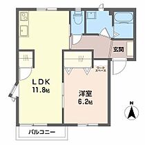 フレグランス　ウィンド  ｜ 長野県松本市征矢野 1丁目（賃貸アパート1LDK・2階・43.54㎡） その2