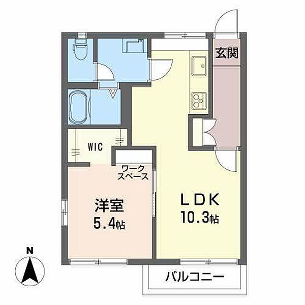 フレグランスリバティ ｜長野県塩尻市大字広丘高出(賃貸アパート1LDK・2階・38.83㎡)の写真 その2