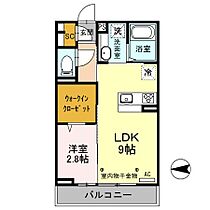 グランノール渚　Ｗ棟 201 ｜ 長野県松本市渚３丁目（賃貸アパート1LDK・2階・33.61㎡） その2