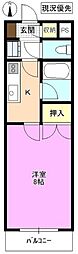 間取図画像 1K