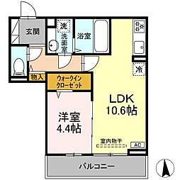 間取図画像 1LDK