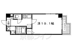 エターナル高辻 1Kの間取図画像